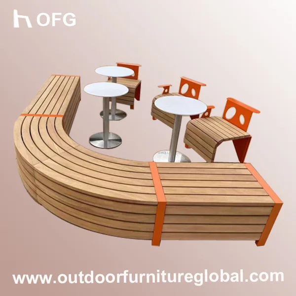 Green Shade Haven Outdoor Dining Sets OFG-OTCS-8