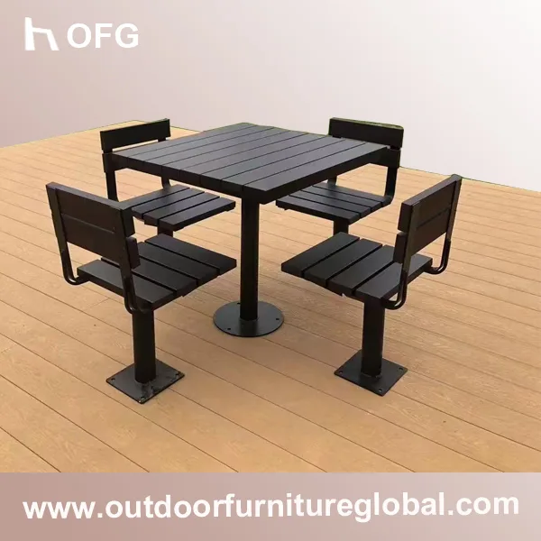 AeolusStone Retreat Outdoor Table & Chair Sets OFG-OTCS-6