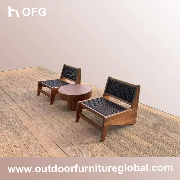 LuminoGrove Outdoor Table & Chair Sets OFG-OTCS-4