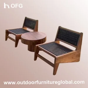 LuminoGrove Outdoor Table & Chair Sets OFG-OTCS-4