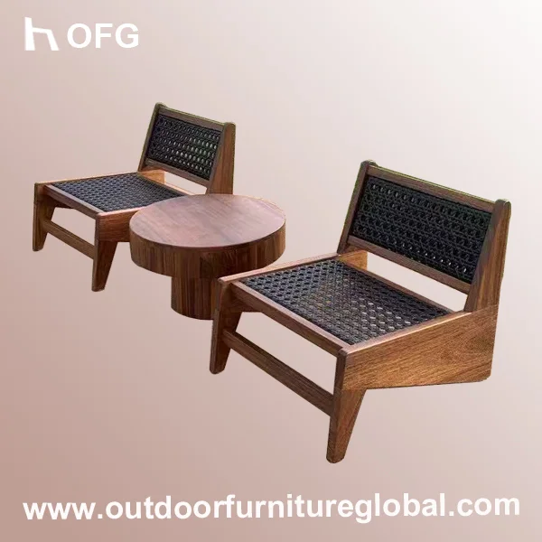 LuminoGrove Outdoor Table & Chair Sets OFG-OTCS-4