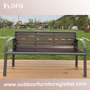 Classic Commercial-Grade Ergonomic Back Chair for Outdoor Gardens & Parks